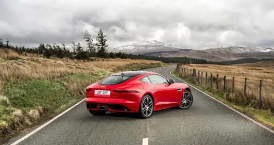 jaguar f-type 4 cylinder review rear