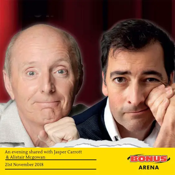 jasper carrott alistair mcgowan live comedy review hull bonus arena november 2018 stand up