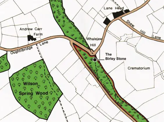 jawbone hill sheffield history map