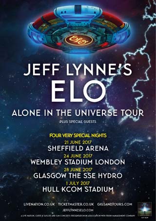 jeff lynne's elo live sheffield arena review poster