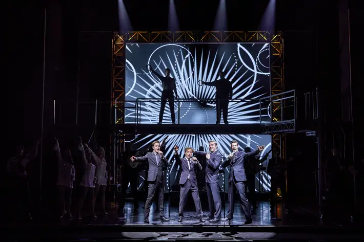 jersey boys leeds grand review theatre