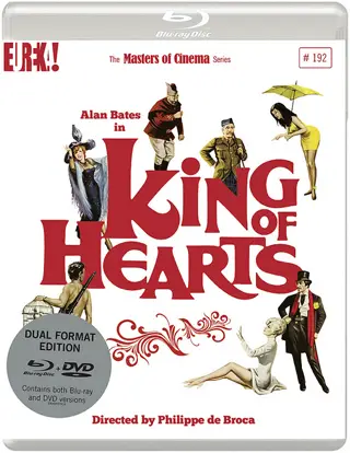 king of hearts film review dvd cover