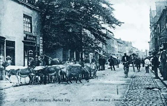 knaresborough history High Street Donkeys