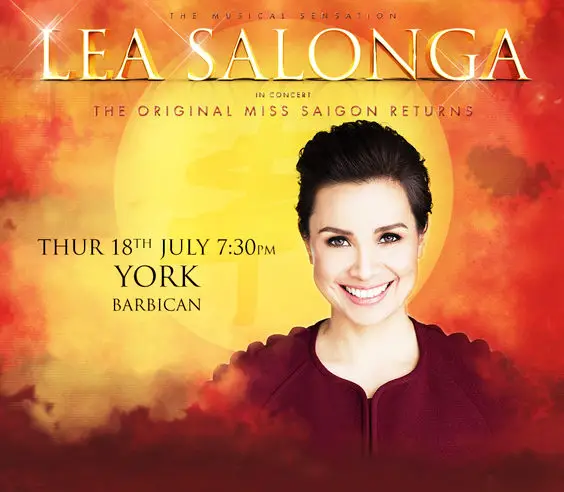 lea salonga live review york barbican july 2019 poster