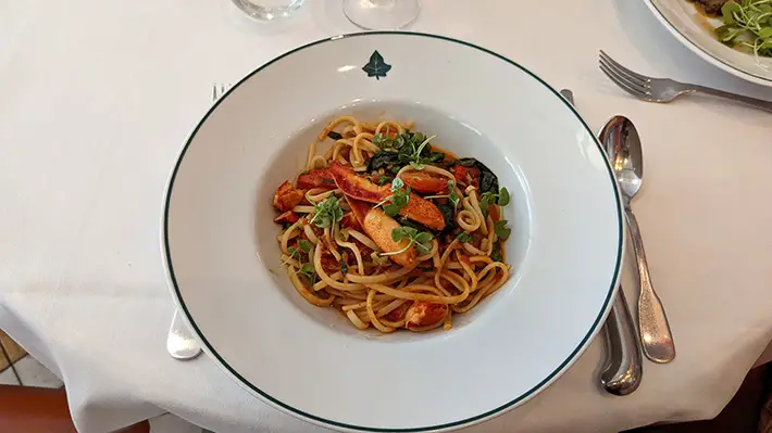 lobster Linguine The Ivy Leeds