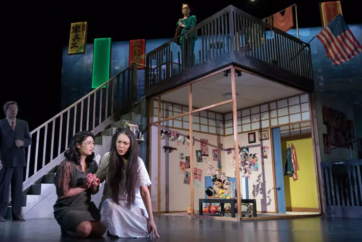 madam butterfly review stephen joseph theatre scarborough march 2020 set