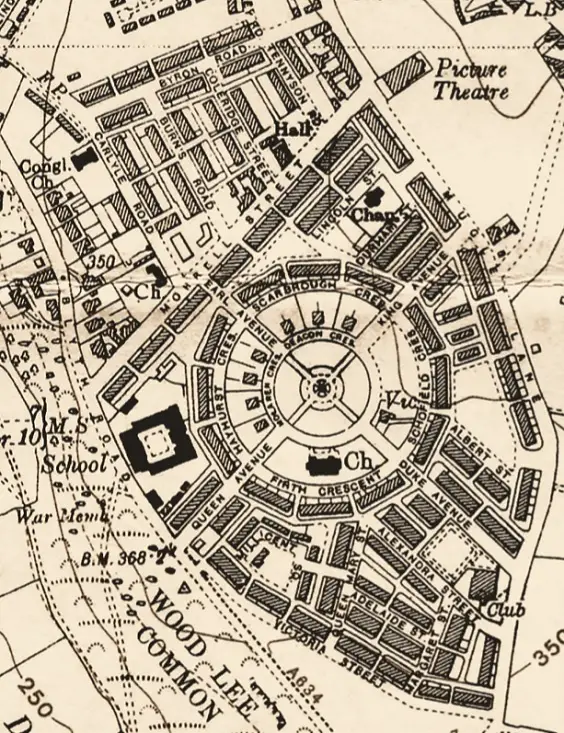 maltby model village rotherham map