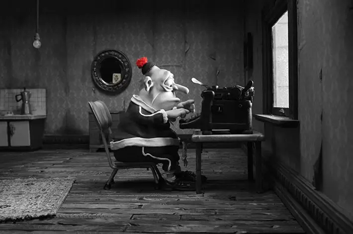 mary and max film review typewriter