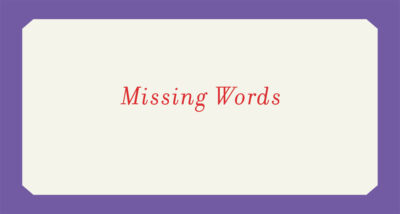 missing words loree westron book review logo
