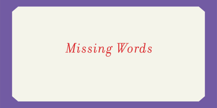 missing words loree westron book review logo