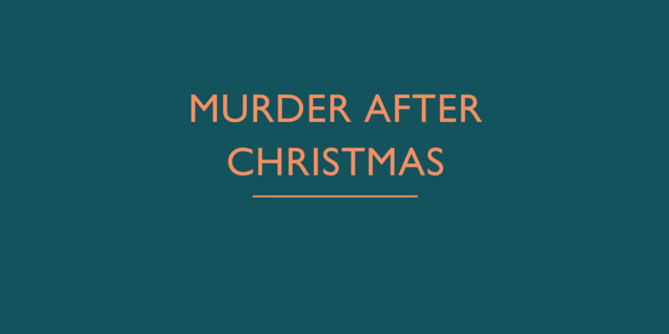 murder after christmas book review logo