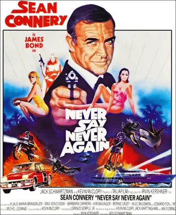 never say never again film review poster