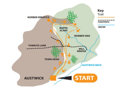 A walk from Austwick to the extraordinary Norber Erratics and Nappa Scars