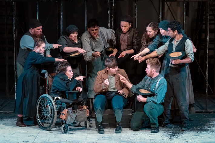 oliver twist review leeds playhouse cast