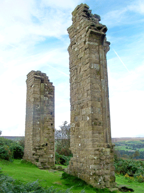 yorke's folly two columns stone