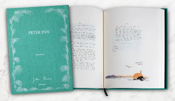 peter pan and wendy manuscript book review interior