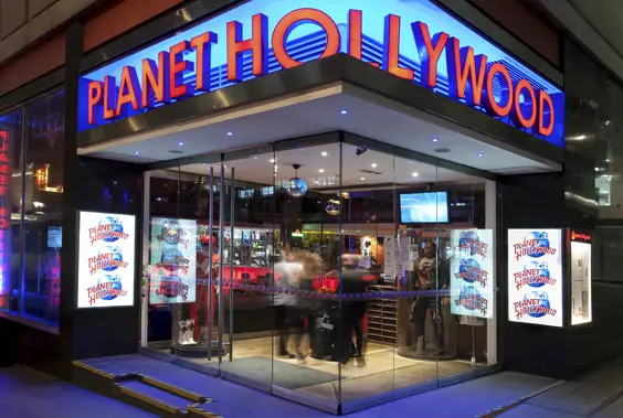 planet hollywood london restaurant review exterior