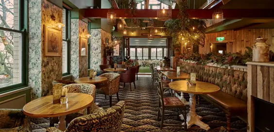 potting shed harrogate restaurant review interior