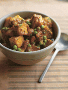 mattar paneer recipe from Prashad indian cuisine bradford leeds yorkshire