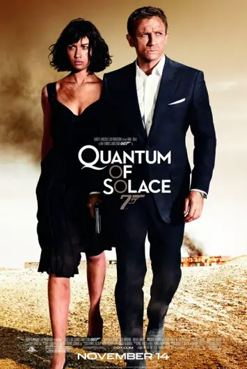 quantum of solace film review poster