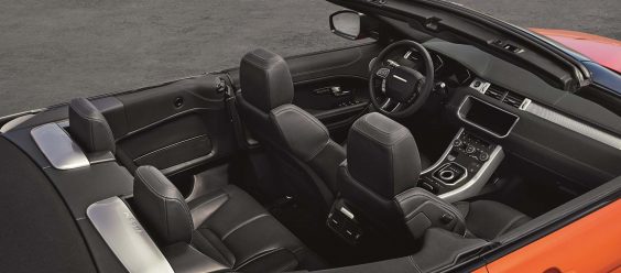 range rover evoque convertible review interior