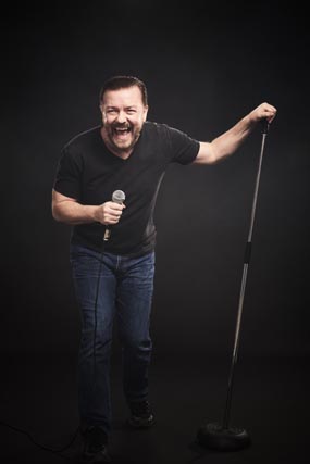 ricky gervais review sheffield city hall 2017 comedy stand up