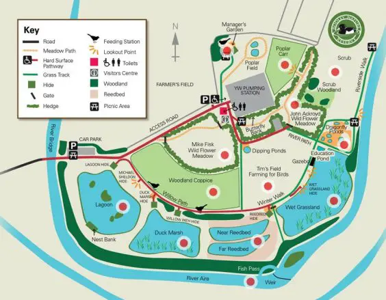 rodley nature reserve leeds walk map