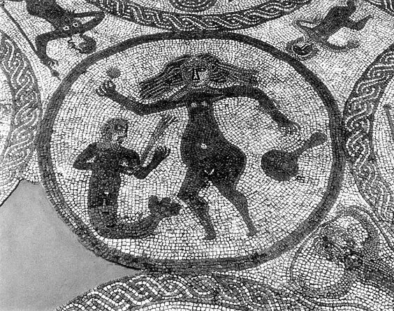 romans in yorkshire mosaic
