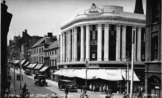 rotherham old photos postcards High Street