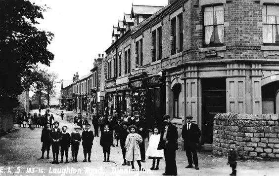 rotherham old photos postcards Laughton Road Dinning