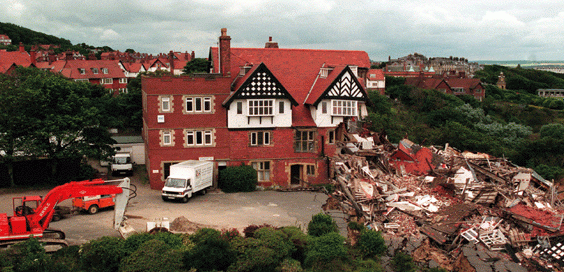 scarborough hotel landslide