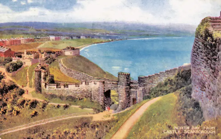 scarborough old photos postcards castle