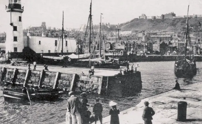 scarborough old photos postcards lighthouse