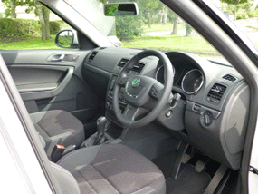 skoda yeti interior dashboard steering wheel