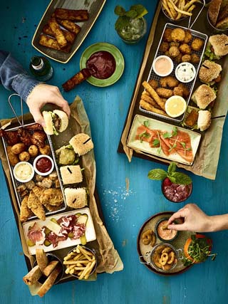 slug and lettuce park row leeds platters