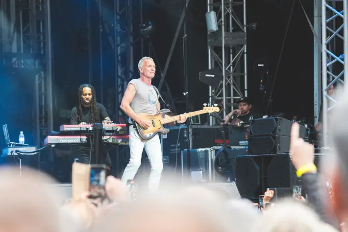 sting live review scarborough open air