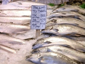 fish for sale leeds market