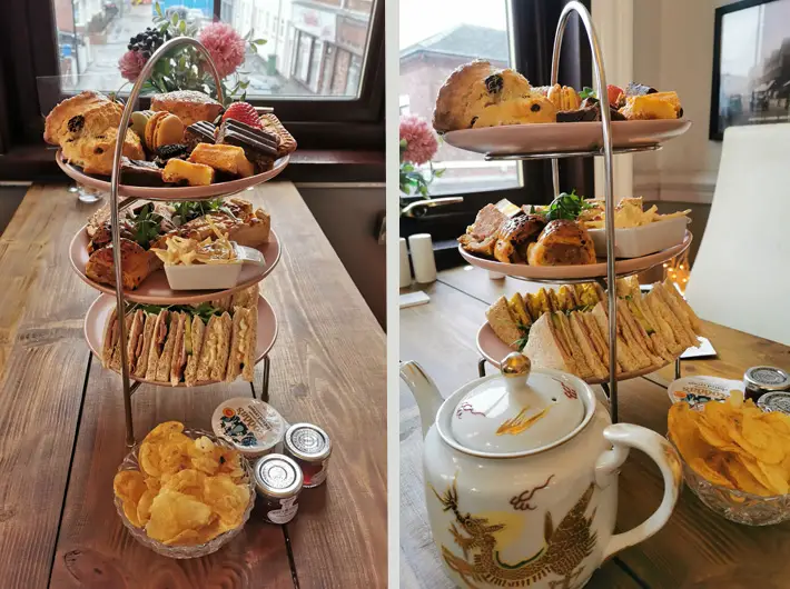 tea rooms at the spa goole review food afternoon tea