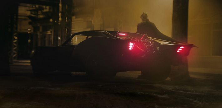 the batman film review batmobile
