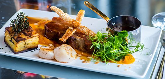 the fox menston leeds restaurant review scallops