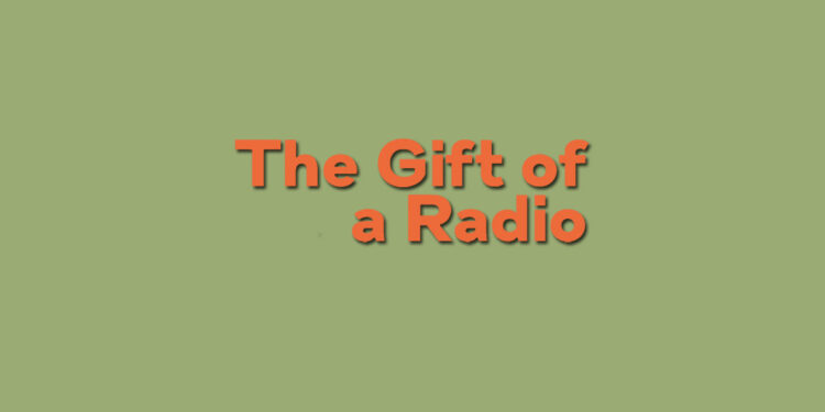 the gift of a radio julia webb book review logo