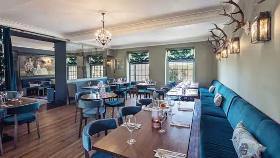 the harts head giggleswick restaurant review interior