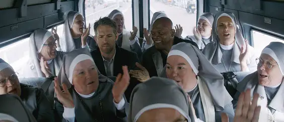 the hitman's bodyguard film review movie nuns