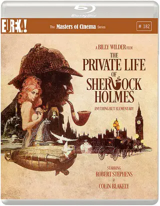 the private life of sherlock holmes film review dvd cover