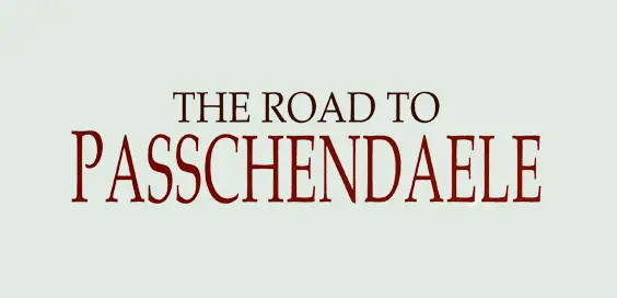 the road to passchendaele book review logo