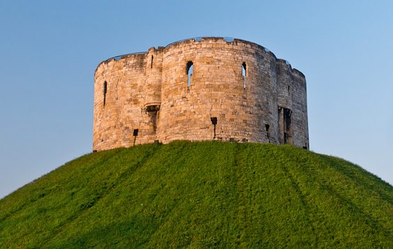 the york city walls yorkshire walk clifford