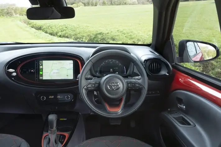 toyota aygo x car review interior