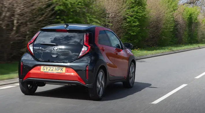 toyota aygo x car review rear