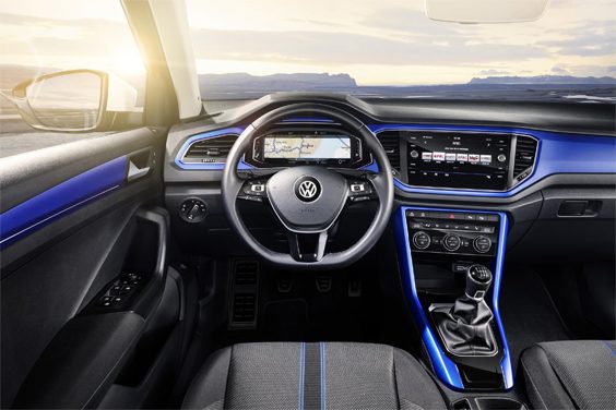 volkswagen t-roc car review interior