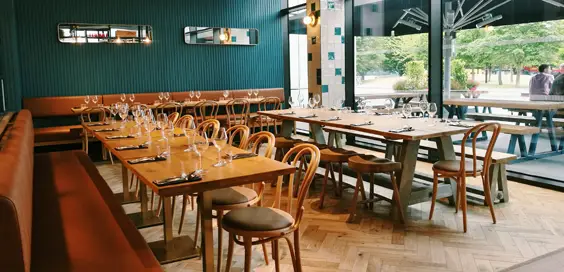 wellbourne brasserie white city restaurant review interior